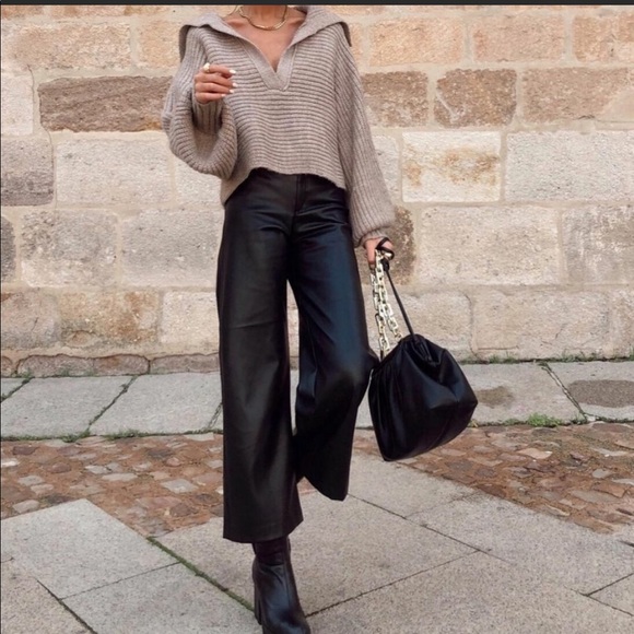 Zara Cropped Knit Sweater - Picture 8 of 15